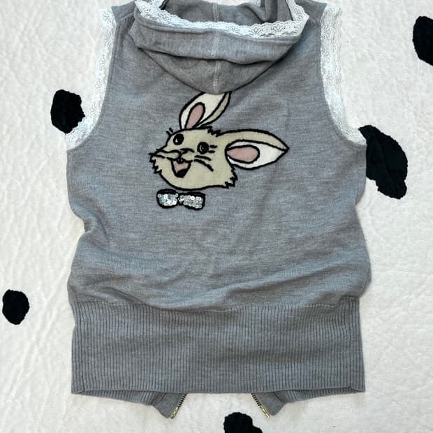 minimum minimum newjeans rabbit vest