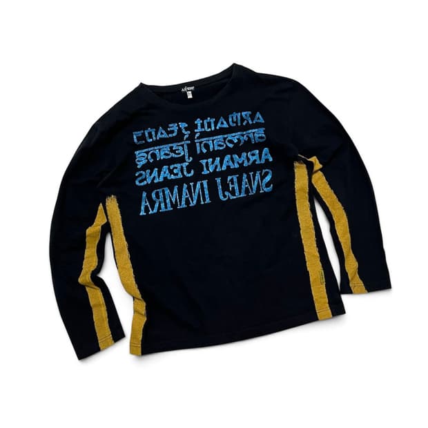 Armani jeans logo longsleeve