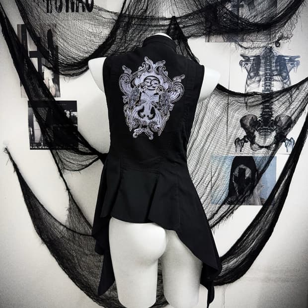 Egoist punk mood vest zipup
