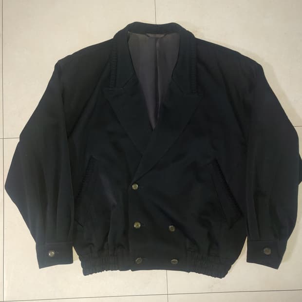 빈티지 더블브레스트 울자켓