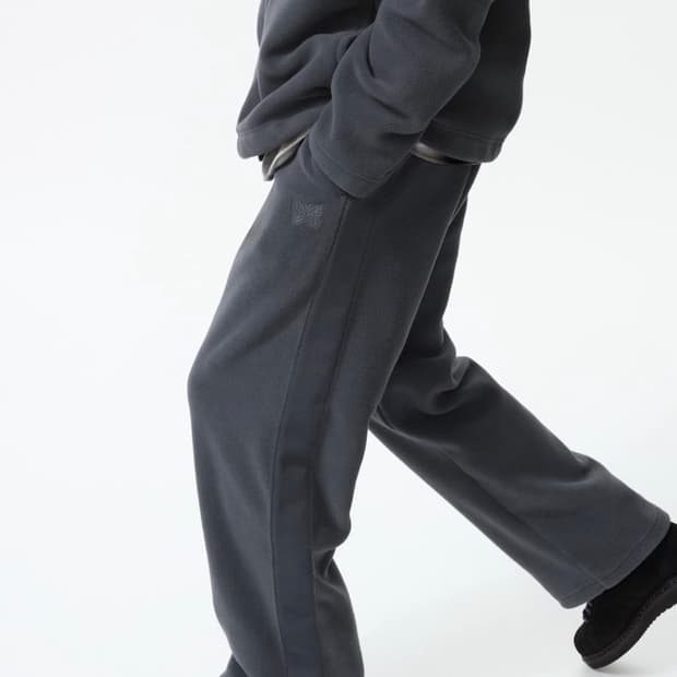 유니클로 니들스 후리스팬츠 다크그레이 L