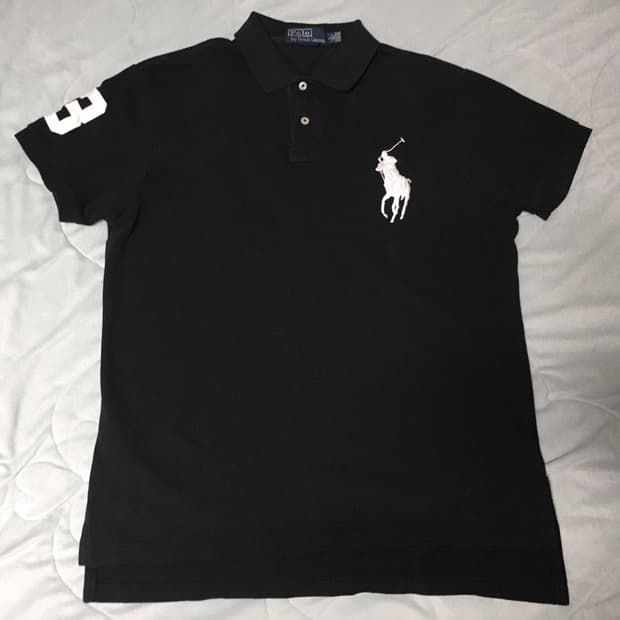 폴로 랄프로렌 빅포니 검흰