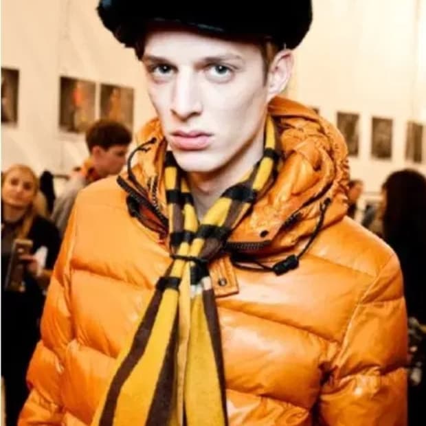 [48] 버버리 프로섬 오렌지 2중 구스 다운 자켓 패딩 XL