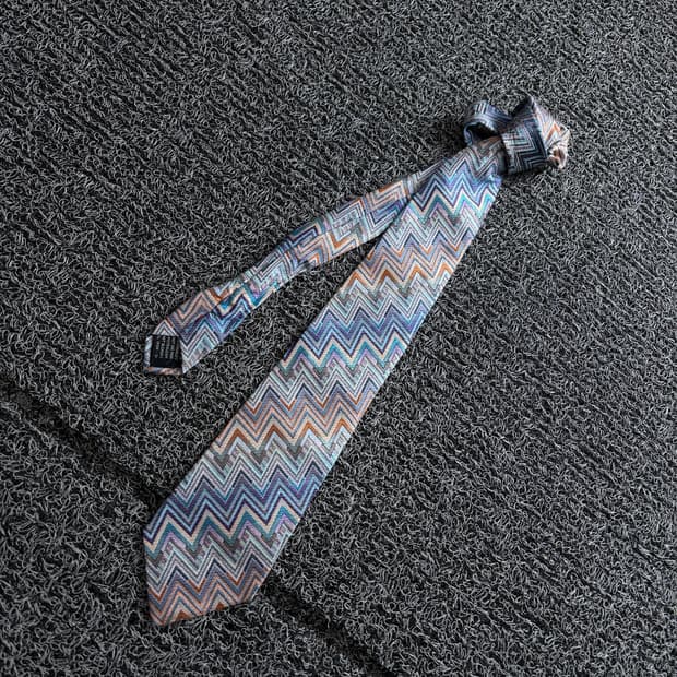 00s 미쏘니 아카이브 에스닉 패턴 넥타이 3.5 4165