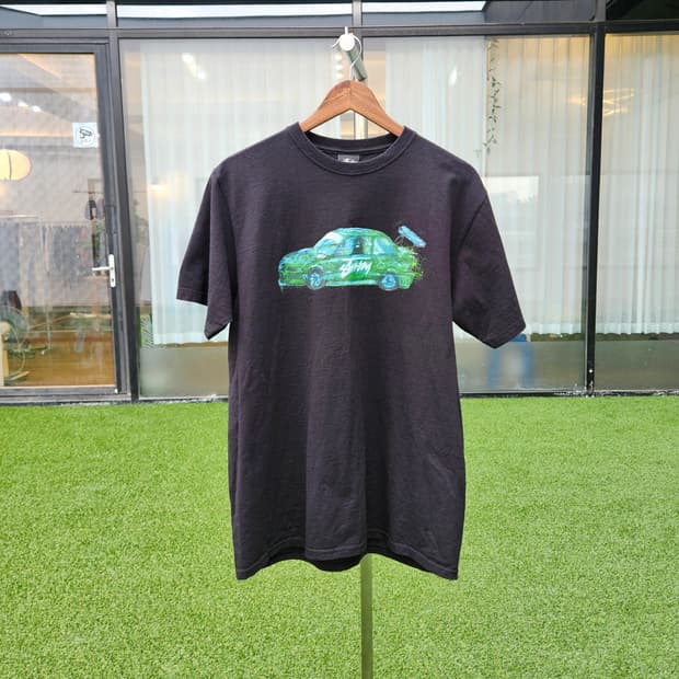스투시 레이스 카 티셔츠