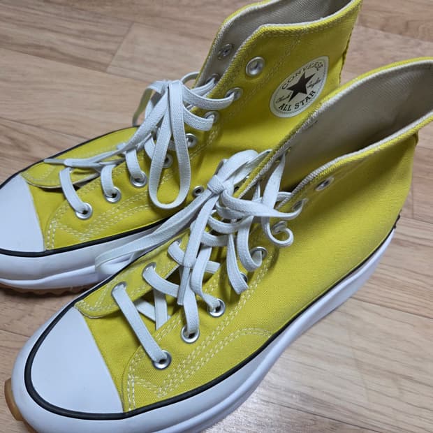 컨버스 런스타 하이크 비터레몬 260 팝니다