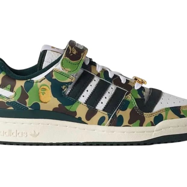 아디다스 x 베이프 포럼 84 로우 그린 카모