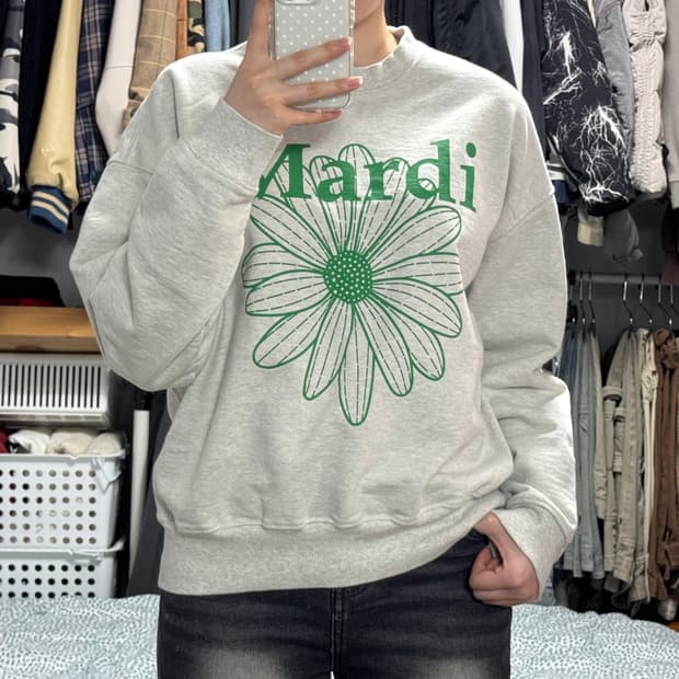 마르디 메르크디 플라워 맨투맨