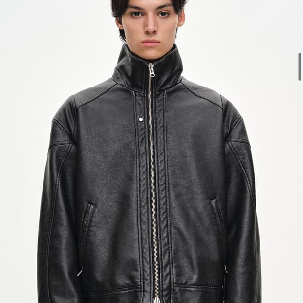 서스턴 자켓 워시드 블랙