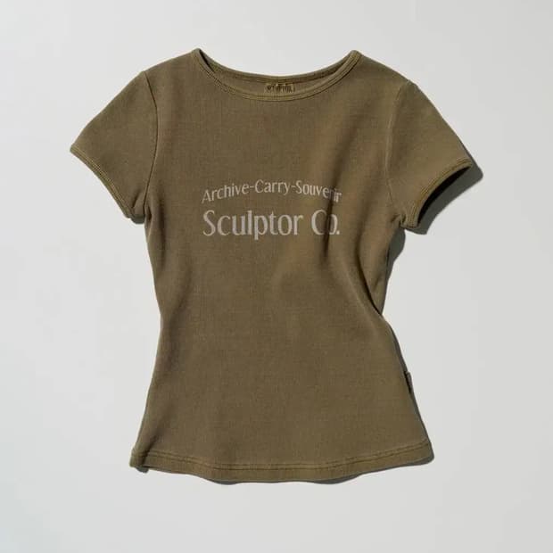 [S] 스컬프터 아카이브 피그먼트 베이비 티 더스티 브라운