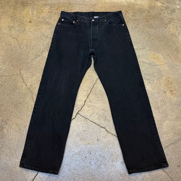 00s 미국 빈티지 리바이스 501 블랙진 청바지
