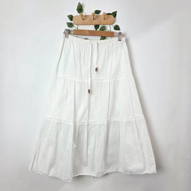 퓨어 캉캉 롱스커트