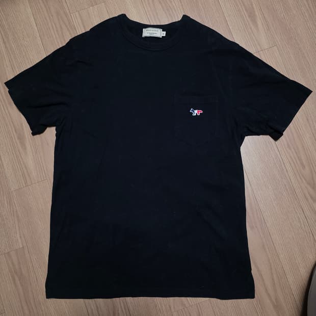 M) 메종키츠네 트레컬러 폭스패치 반팔