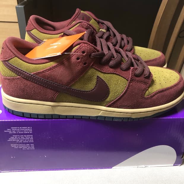 나이키 SB 덩크 로우 프로 다크 팀 레드 270새상품