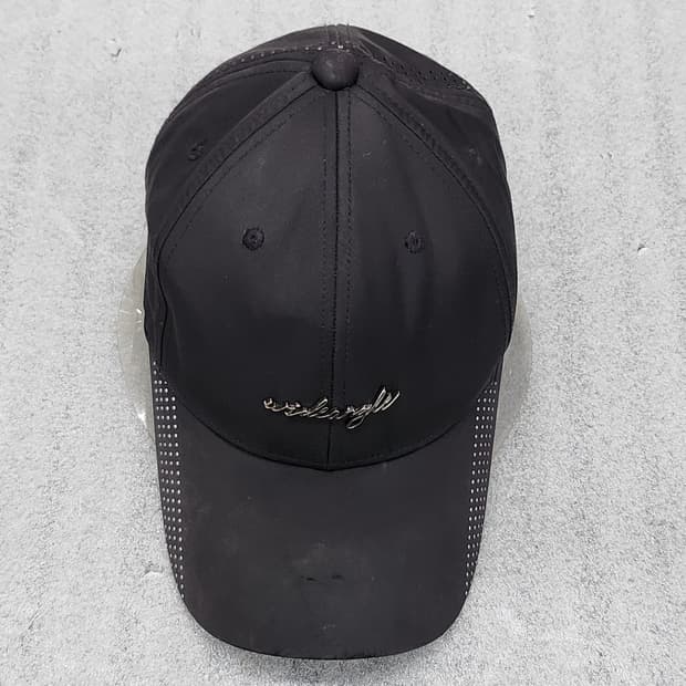 와이드앵글 정품 블랙 골프볼캡 M (58cm)