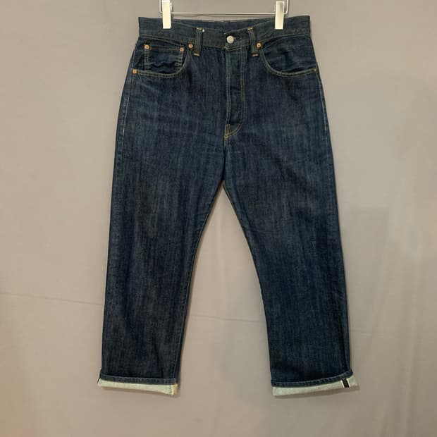 33인치 리바이스 501XX 셀비지 데님 청바지