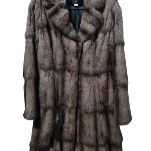 PRANKUNSOOK 다람쥐 모피 코트 55