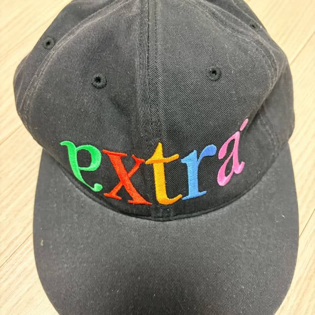 엑스트라오디너리 WASHED EXTRA BOOTLEG CAP - BLAC
