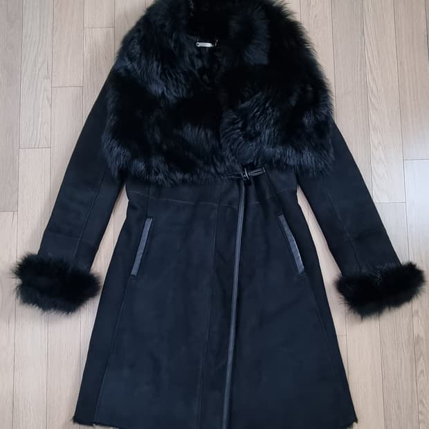 필립플레인 양가죽,양모 무스탕 S _ 여성