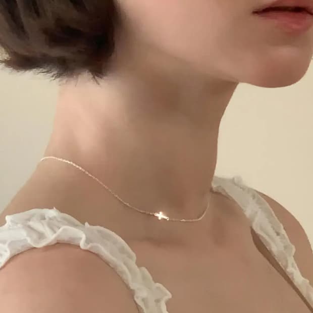 아몬즈 키챠 Knot Necklace 목걸이