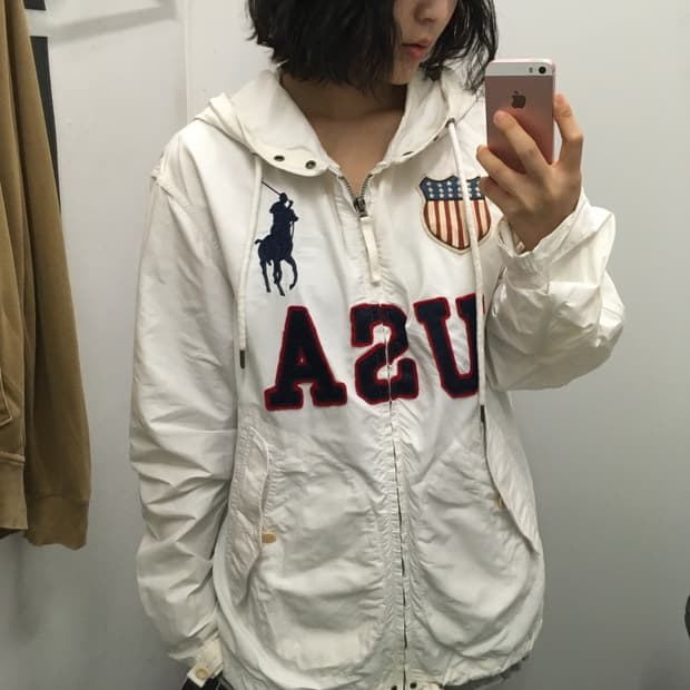 폴로 랄프로렌 USA 빅포니 후드 자켓