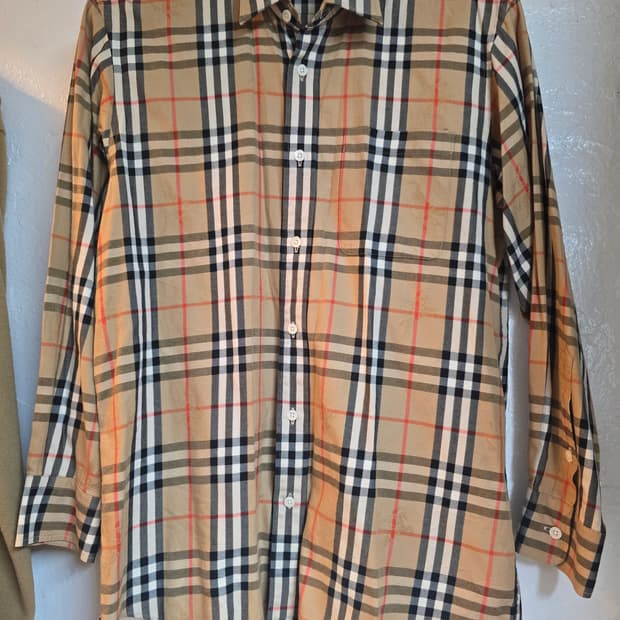 버버리 노바체크셔츠