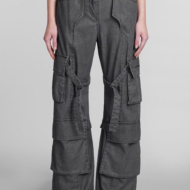 아크네스튜디오 스트랩 디테일 카고 팬츠