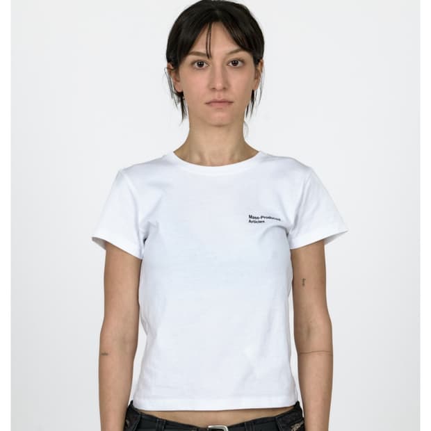 플라스틱프로덕트반팔 우먼 화이트