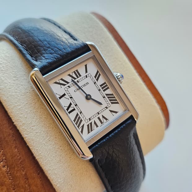 까르띠에 탱크솔로 스몰 스틸