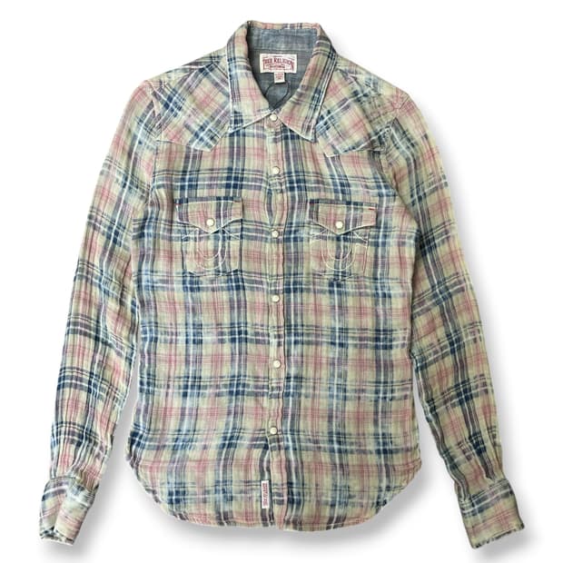 트루릴리젼 빈티지 웨스턴 포켓 셔츠 XS