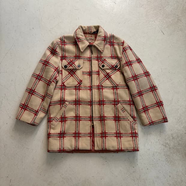1960s HBARC Ranch Mac 버진 울 자켓 L