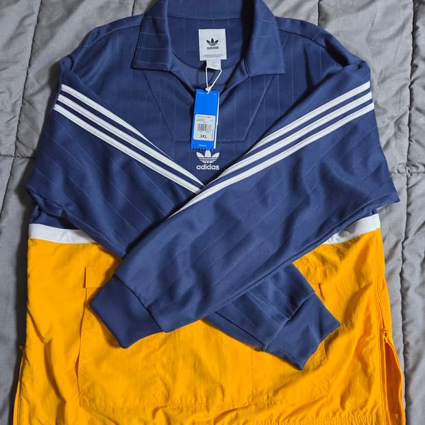 아디다스 드릴풀오버 아노락 럭비티