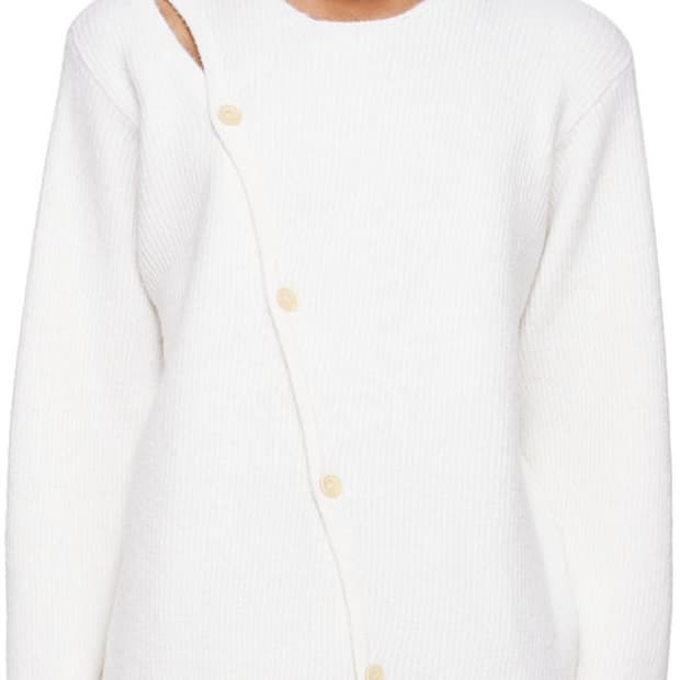 자크뮈스 니트 m 화이트