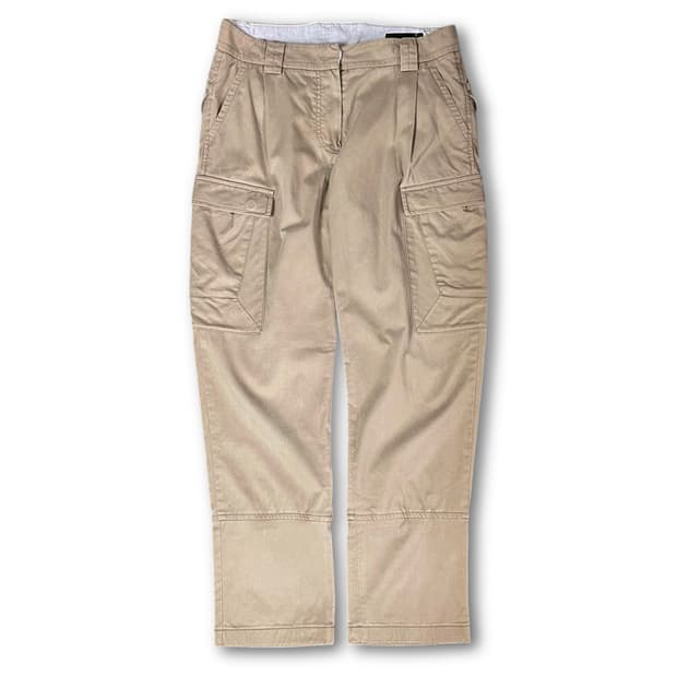 (30) 시스템 베이지 카고 코튼 팬츠