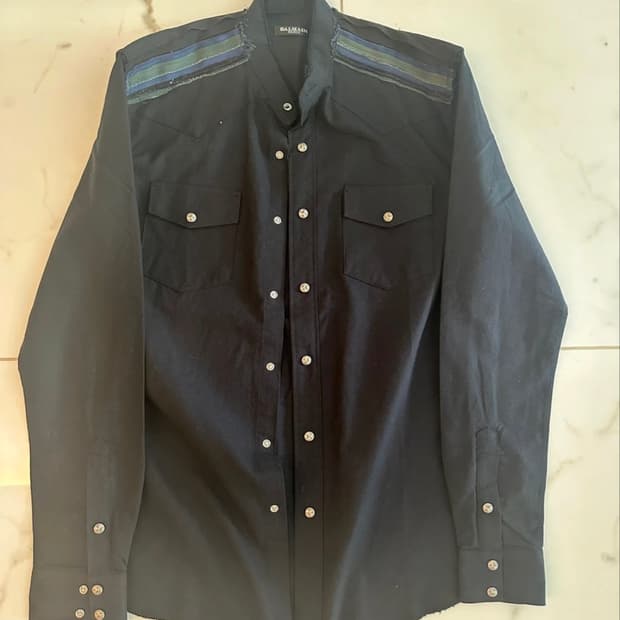 Balmain 견장셔츠