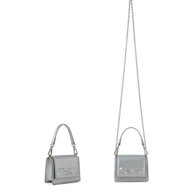 스퀘어라인 챕터 미니 백 실버