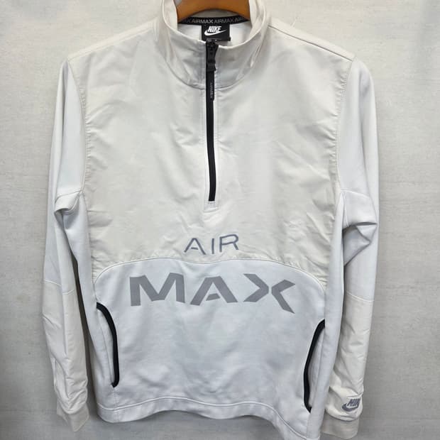 나이키 해외판 에어맥스 하프집업 우븐 기능성 아노락 M