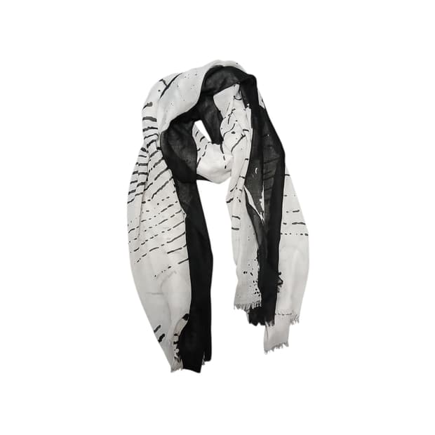 히피 수묵화 스카프 