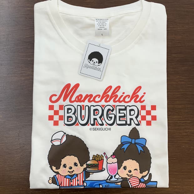Sekiguchi Monchhichi 몬치치 25ss 라이센스 반팔 T