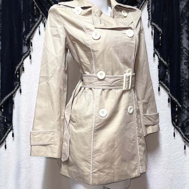 핑키앤다이안 트렌치코트 라떼갸루 로맨틱 로걀 자켓 핀터 엑팜 리즈리사