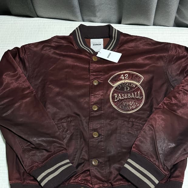 bowwow 바우와우 베이스볼 빈티지 자켓 xl사이즈 새상품 