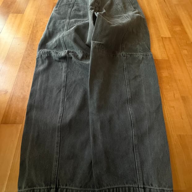 누마레 가먼트 다잉 벨티드 팬츠