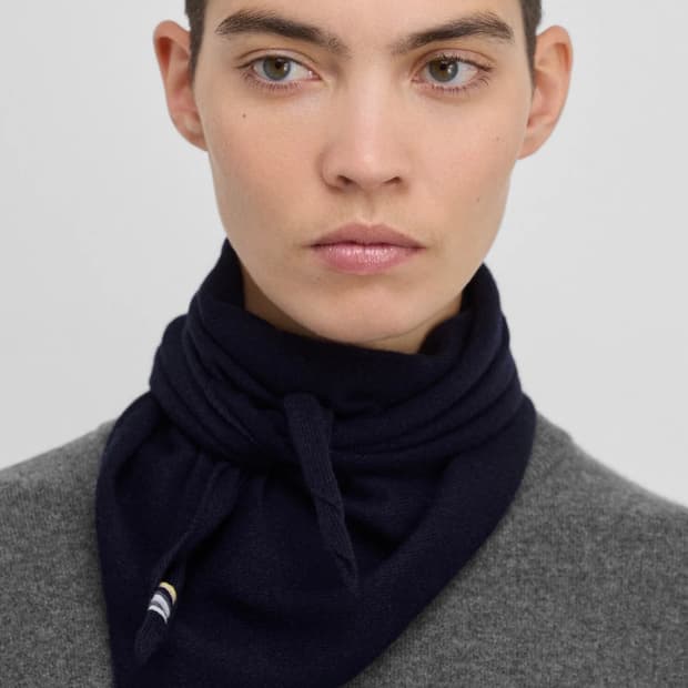 익스트림캐시미어 26ss 반다나 스카프/블랙