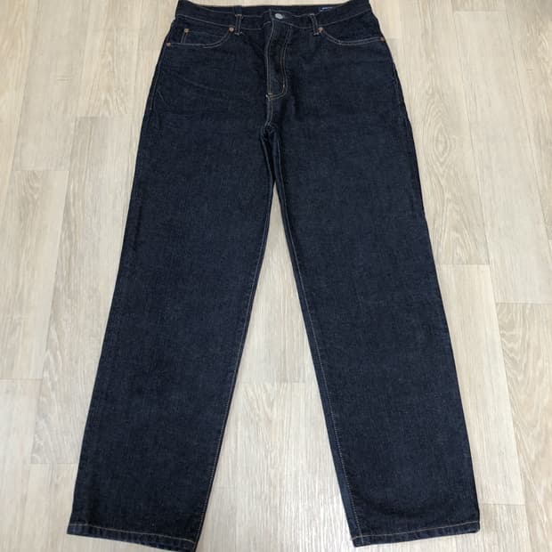 (32) 데밀 DEMIL MFG 5P 레귤러핏 원워시드 중청 데님