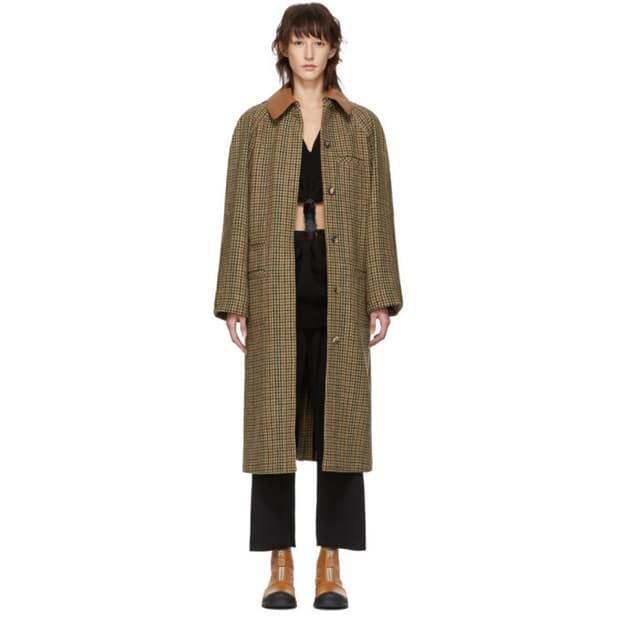 LOEWE 로에베 브라운 하운드투스 코트 (거의 새상품)