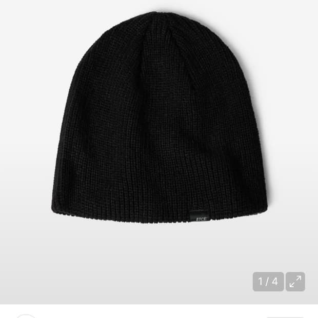 etce 라벨 비니 블랙