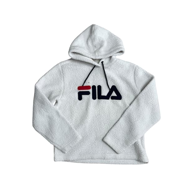 휠라 후리스 후드티