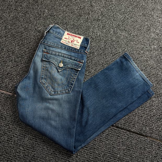 트루릴리젼 y2k 빈티지 빌리 새미 부츠컷 팬츠 1698