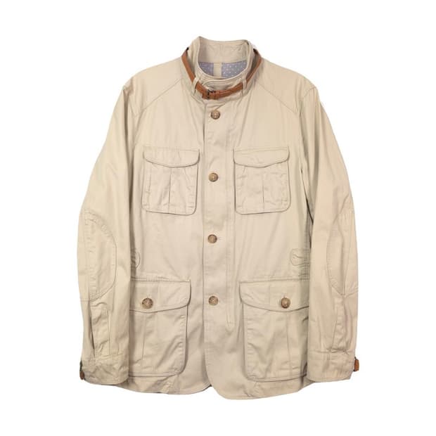 마시모두띠 베이지 사파리 필드 자켓