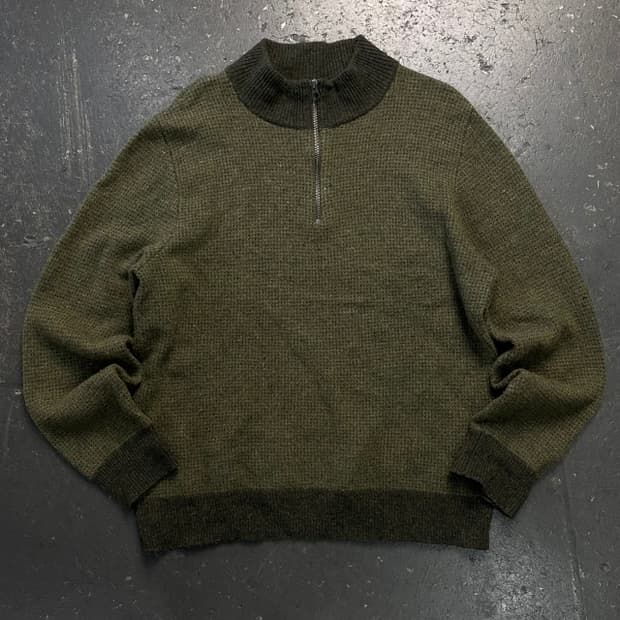 100 제이크루 반집업 니트 